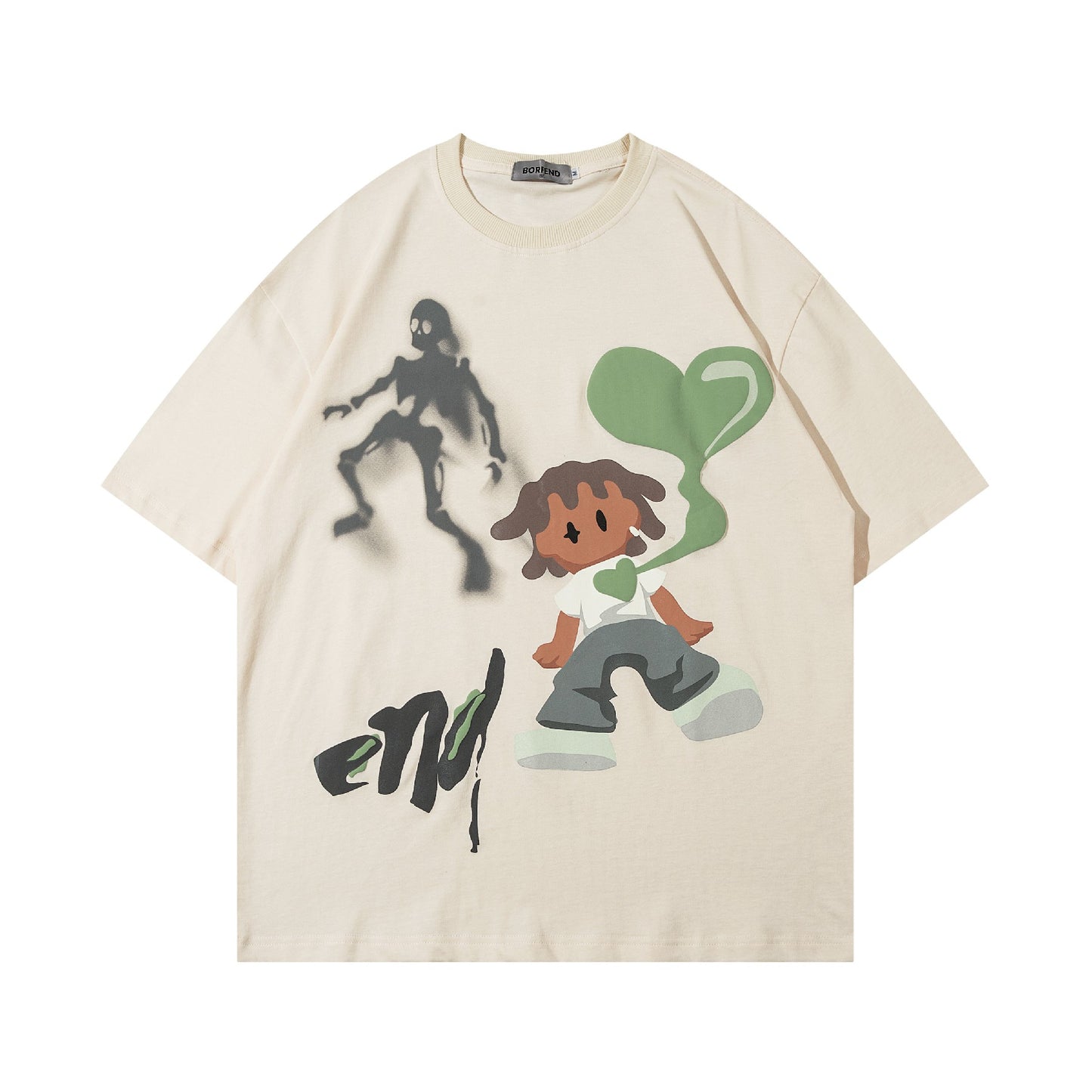 'Manga Art' T Shirt - Santo 