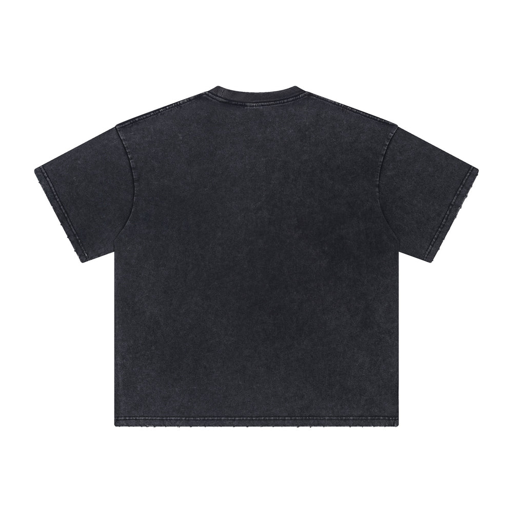 Washed Edge Distressed | Basic T-Shirt - Santo 
