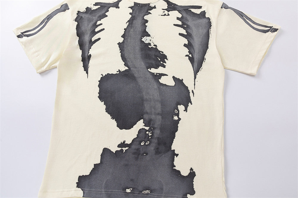"Skeleton Print" T Shirt - Santo 
