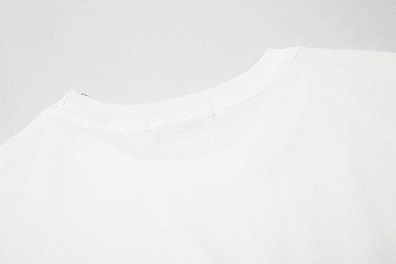 Star Patch | Hip Hop Embroidery Graphic T Shirt - Santo 