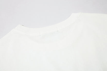 Star Patch | Hip Hop Embroidery Graphic T Shirt - Santo 