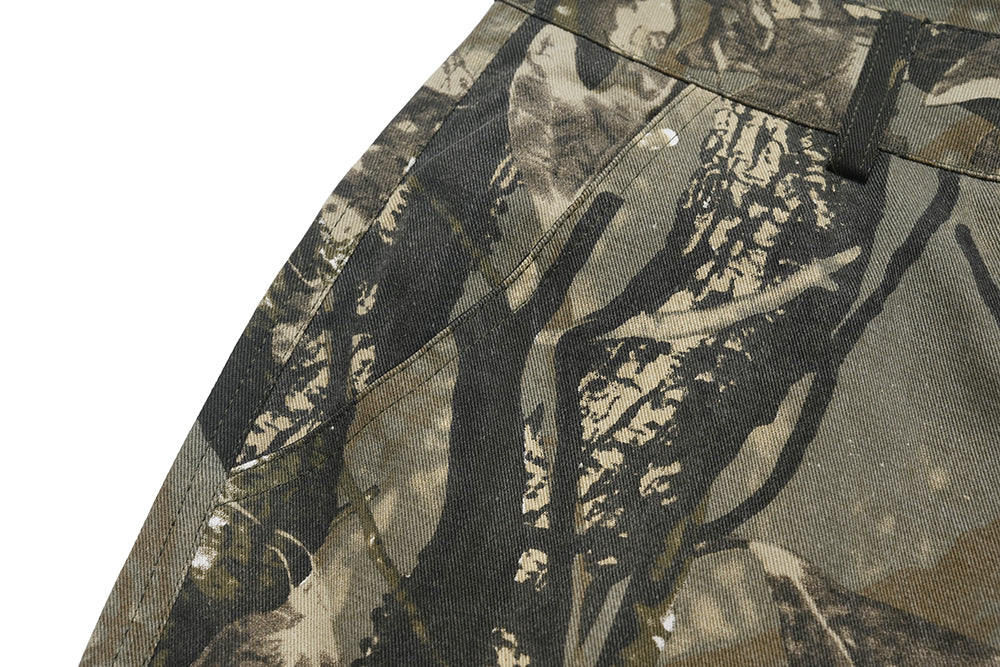 Abstract Painting | Camouflage Shorts