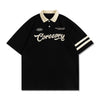 Embro Core |  Embroidered Varsity Polo Shirt - Santo 