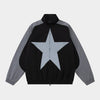 Stellar Split | Oversized Windbreaker Jacket