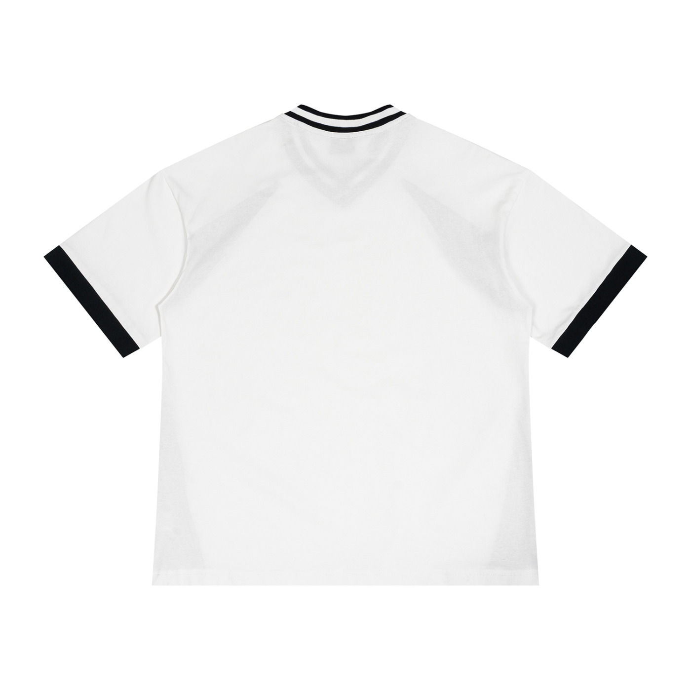 Unisex Color Block V-Neck T-Shirt