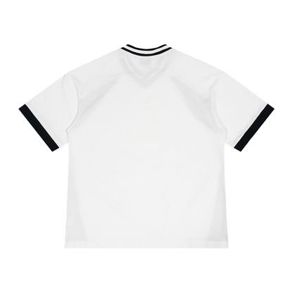 Unisex Color Block V-Neck T-Shirt