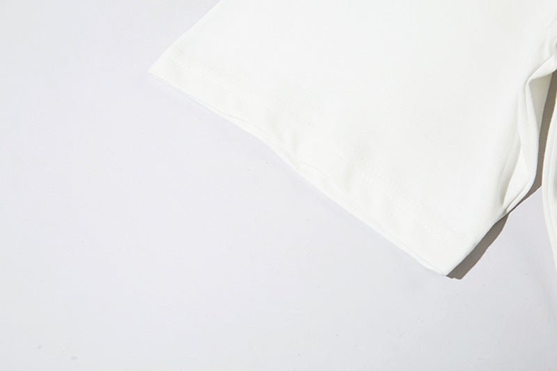 Star Patch | Hip Hop Embroidery Graphic T Shirt - Santo 