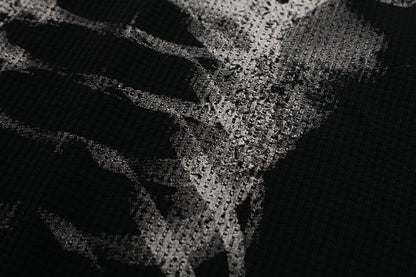 X-Ray Skeleton | Waffle Long Sleeve T-Shirt - Santo 