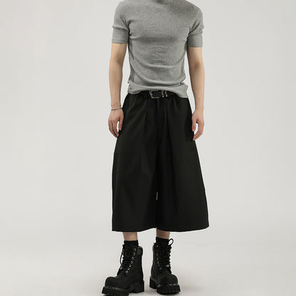 Pleated Design | Baggy Shorts - Santo 