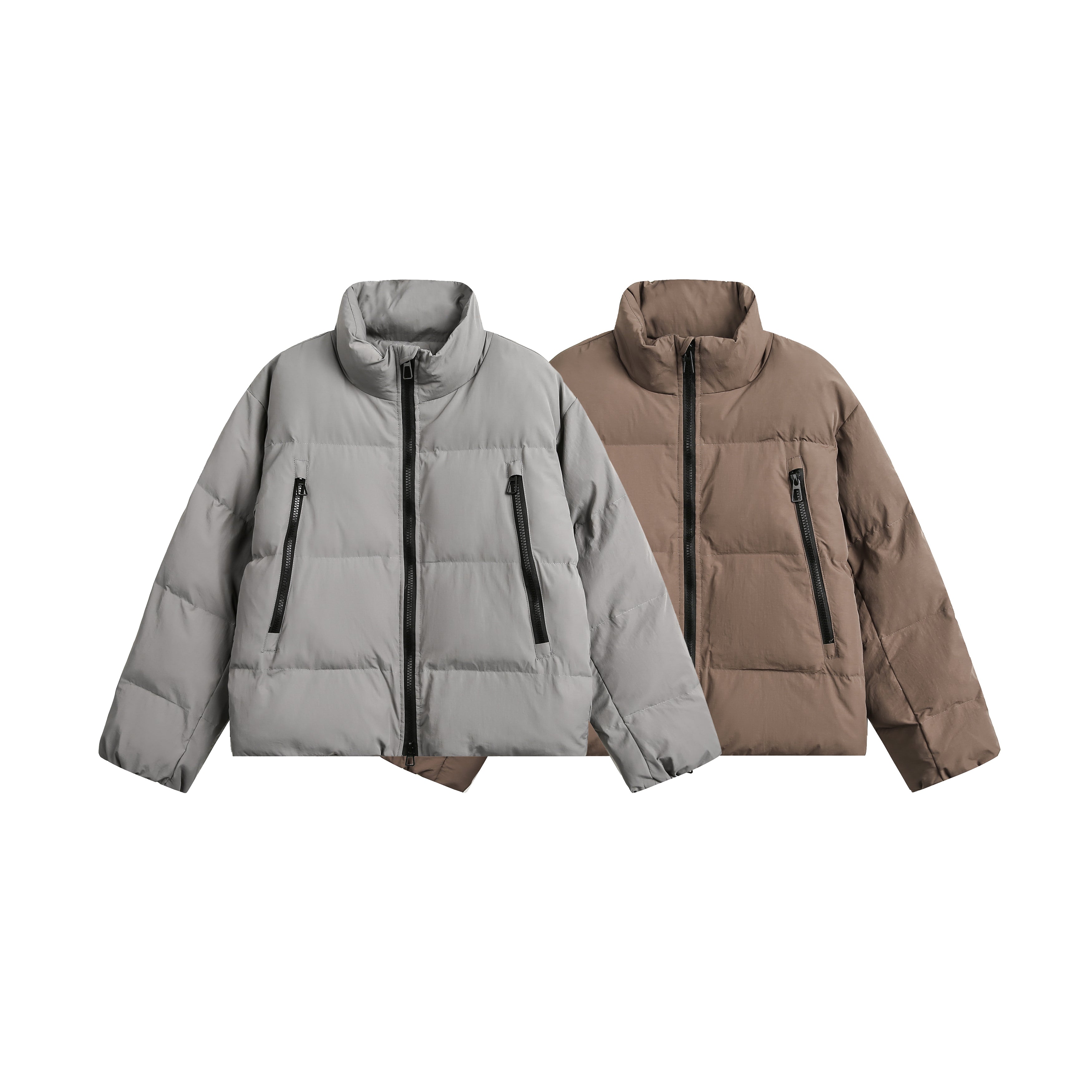 Modern Edge | Zipper Detail Puffer