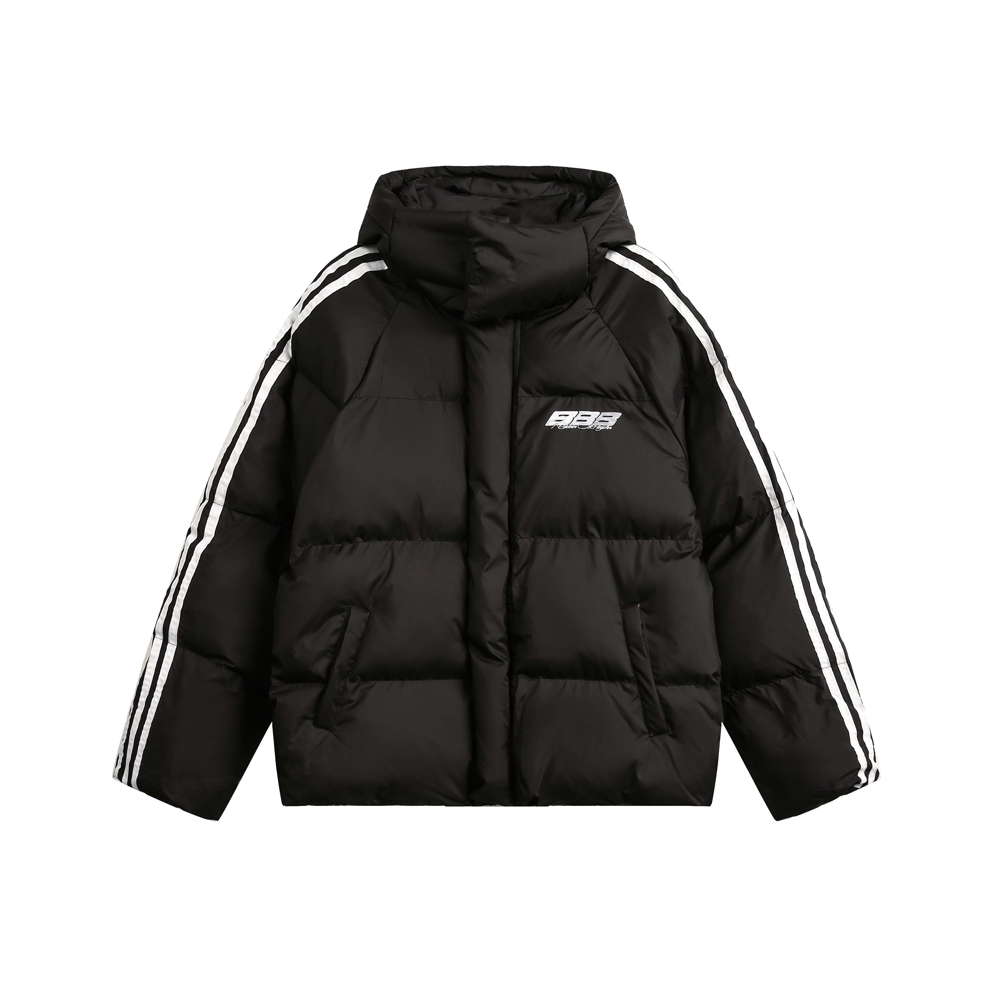 Urban Heat | Striped Sleeve Puffer