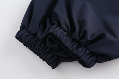 Stripe Flex | Striped Windbreaker Track Jacket - Santo 