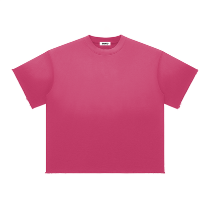 Faded Raw Edge T-Shirt
