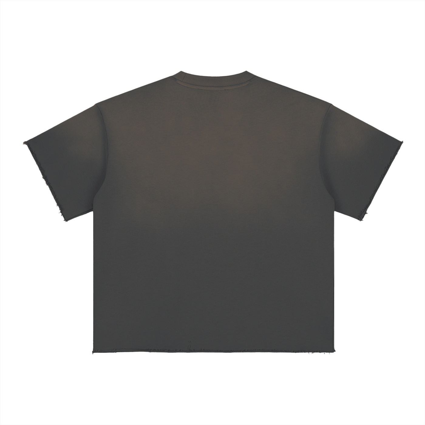 Faded Raw Edge T-Shirt