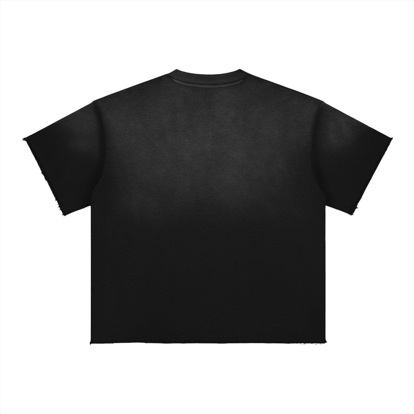 Faded Raw Edge T-Shirt