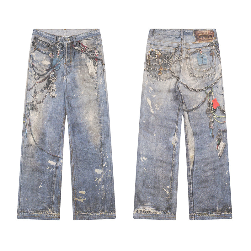 Portachiavi | Jeans larghi