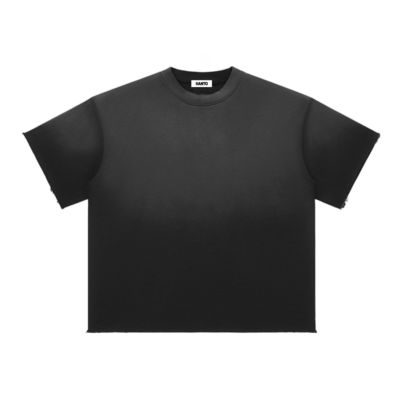 Faded Raw Edge T-Shirt