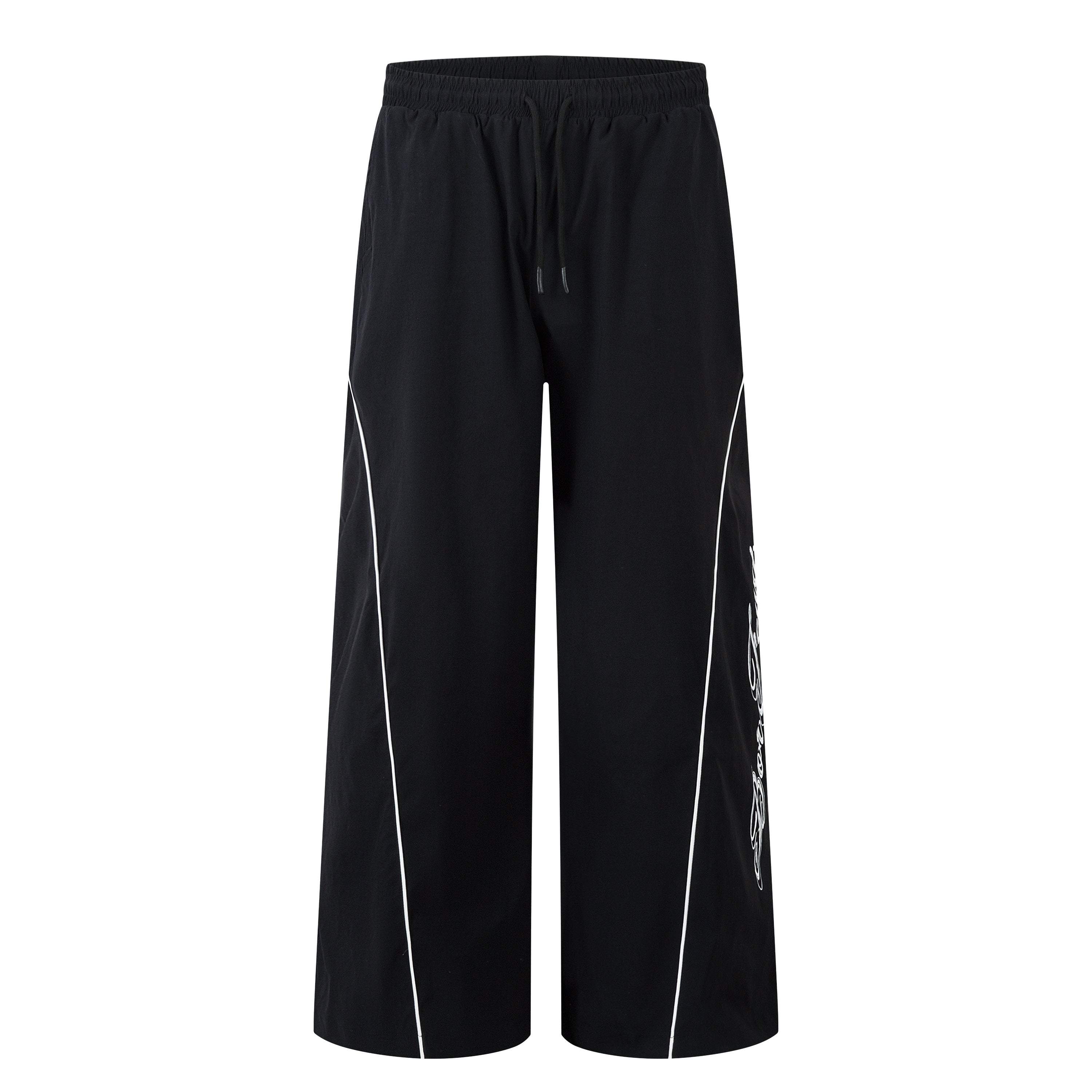 Football Crest Sweatpants | Baggy Cotton Fleece Trousers - Santo 