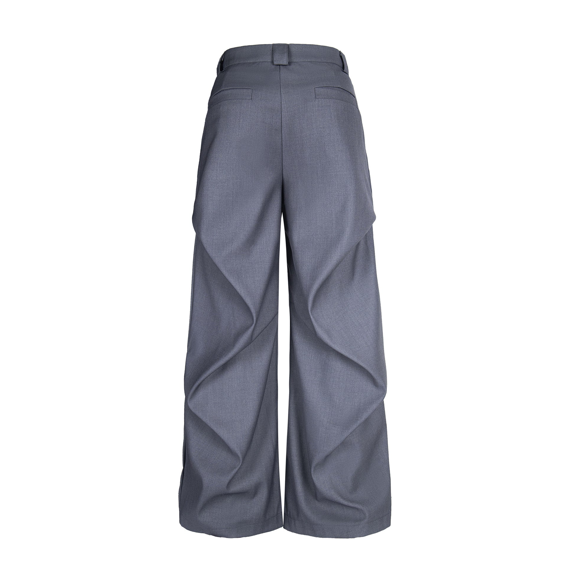 Pleated Casual Trousers | Adjustable Belt Streetwear Pants - Santo 