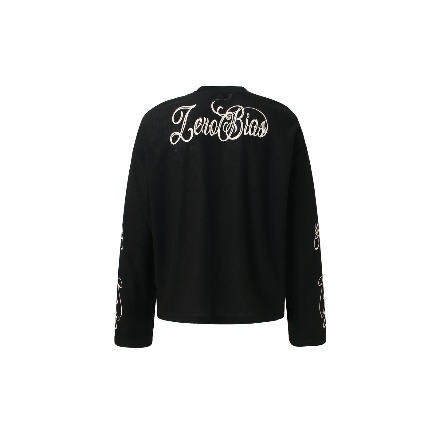 Graphic Letter Sweatshirt | Crew Neck Long Sleeve Pullover - Santo 