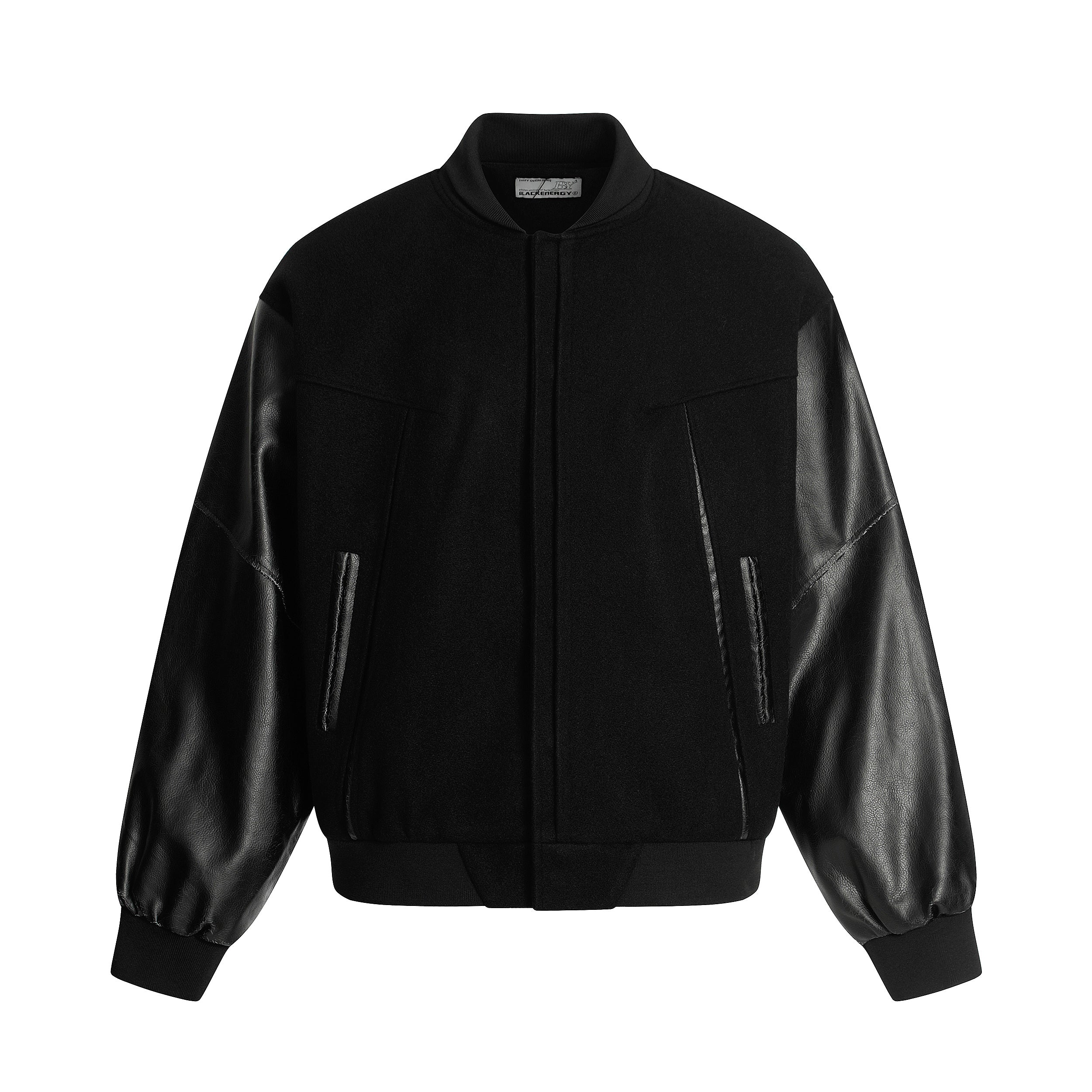 Retro Streetwear Outerwear | Vintage Leather Bomber Jacket - Santo 