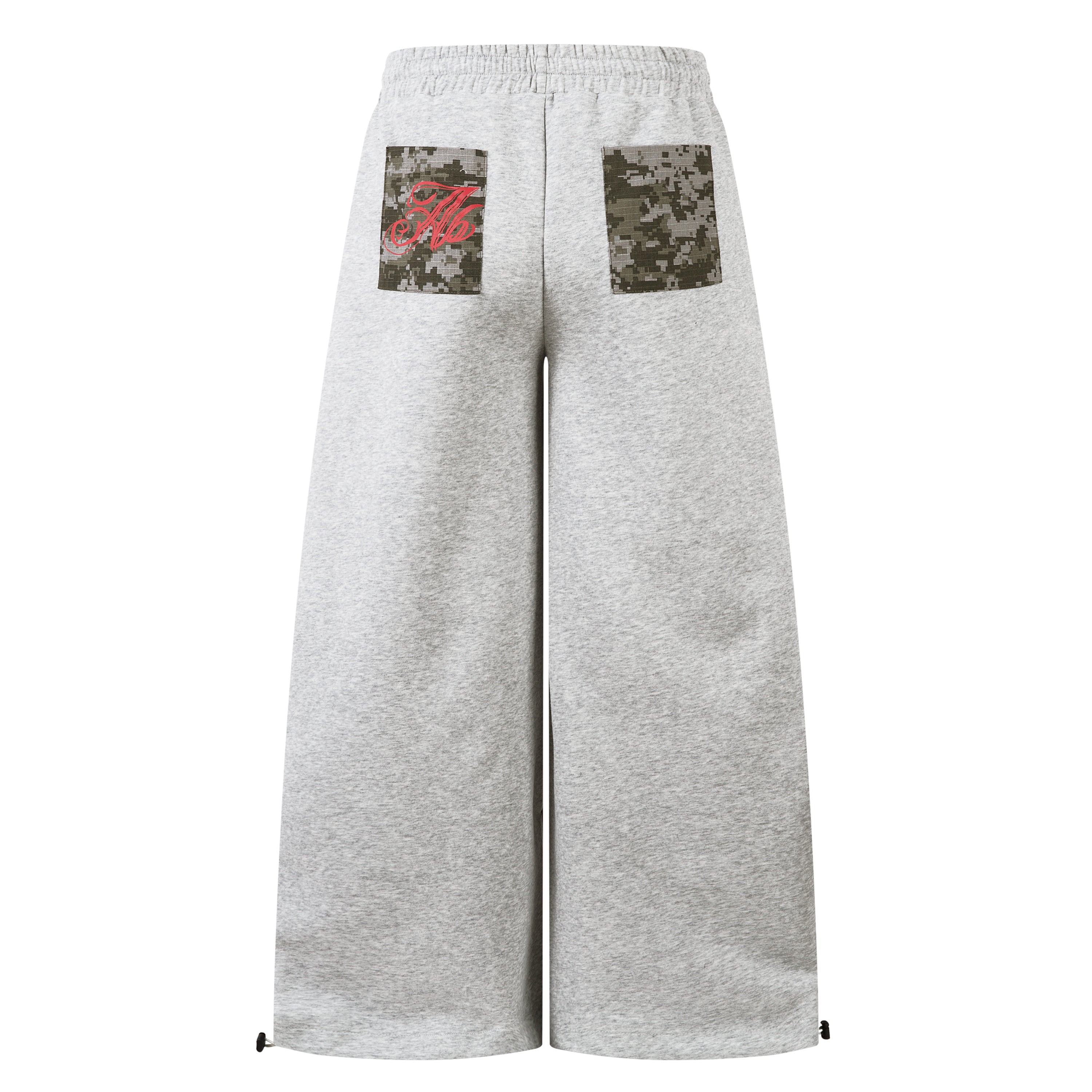 Vintage Print Sweatpants | Loose Fit Drawstring Streetwear Trousers - Santo 