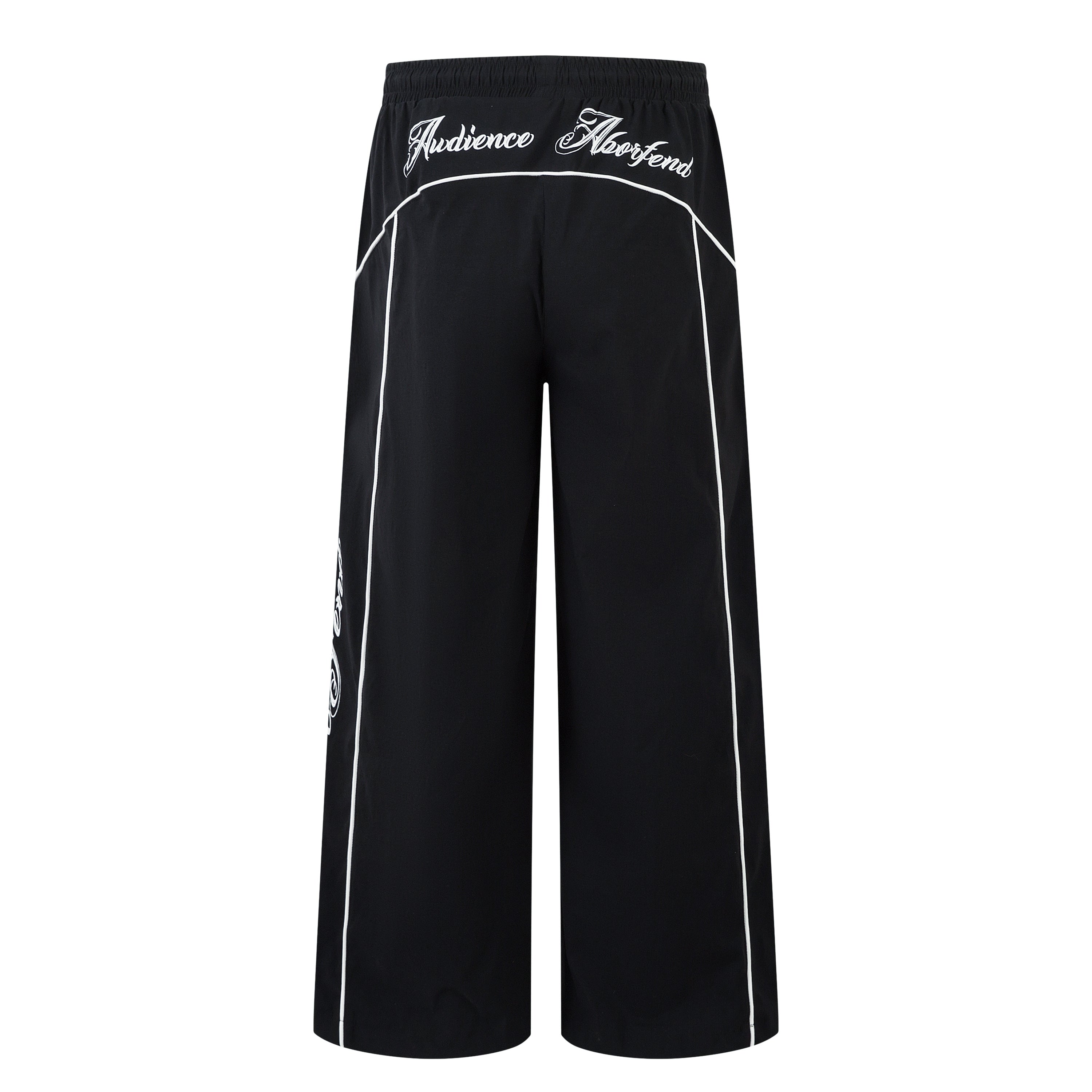 Football Crest Sweatpants | Baggy Cotton Fleece Trousers - Santo 