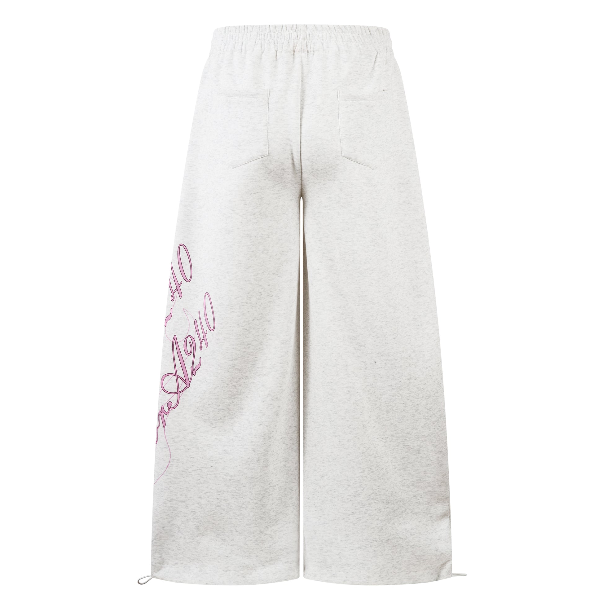 Flame Print Sweatpants | Baggy Streetwear Trousers - Santo 