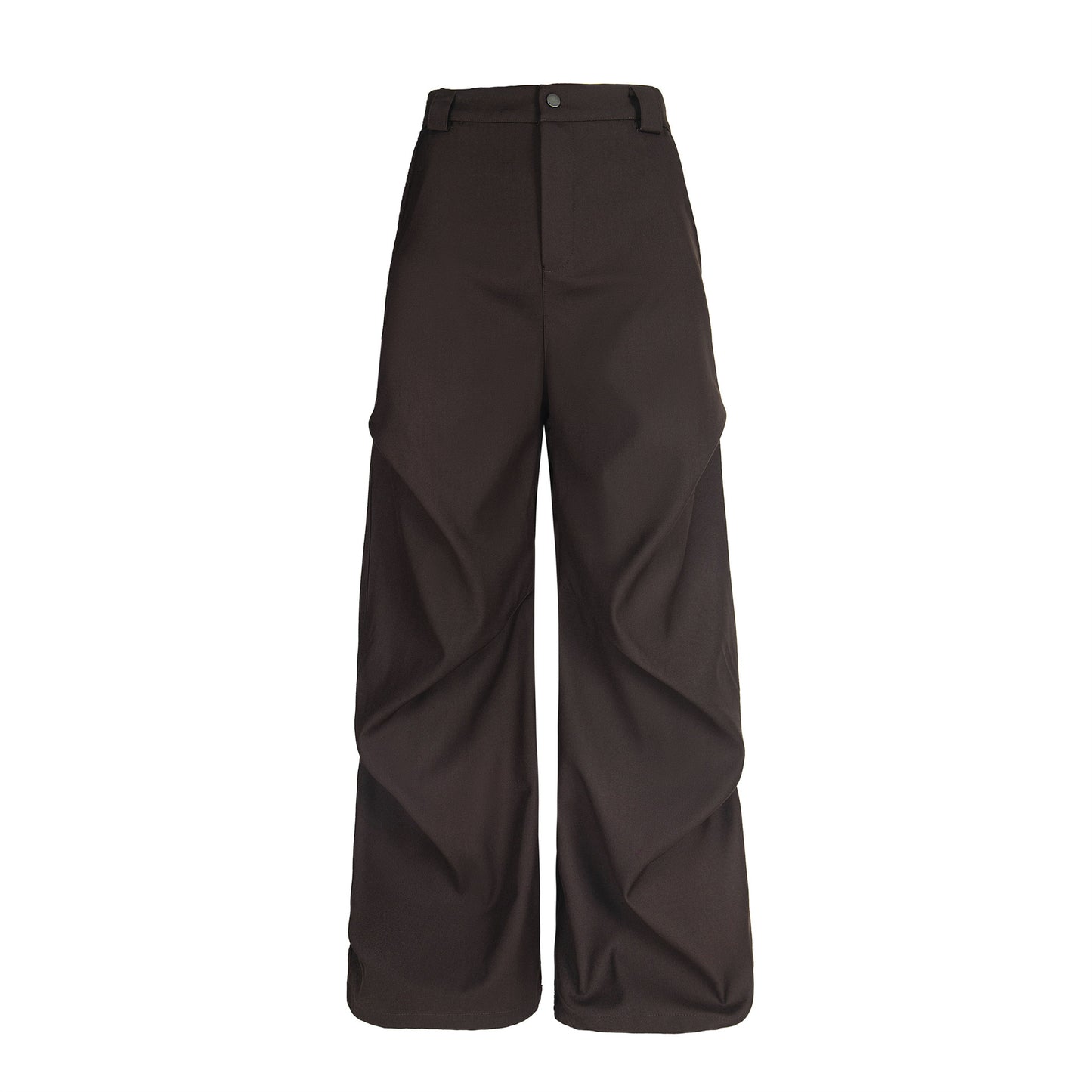 Pleated Casual Trousers | Adjustable Belt Streetwear Pants - Santo 