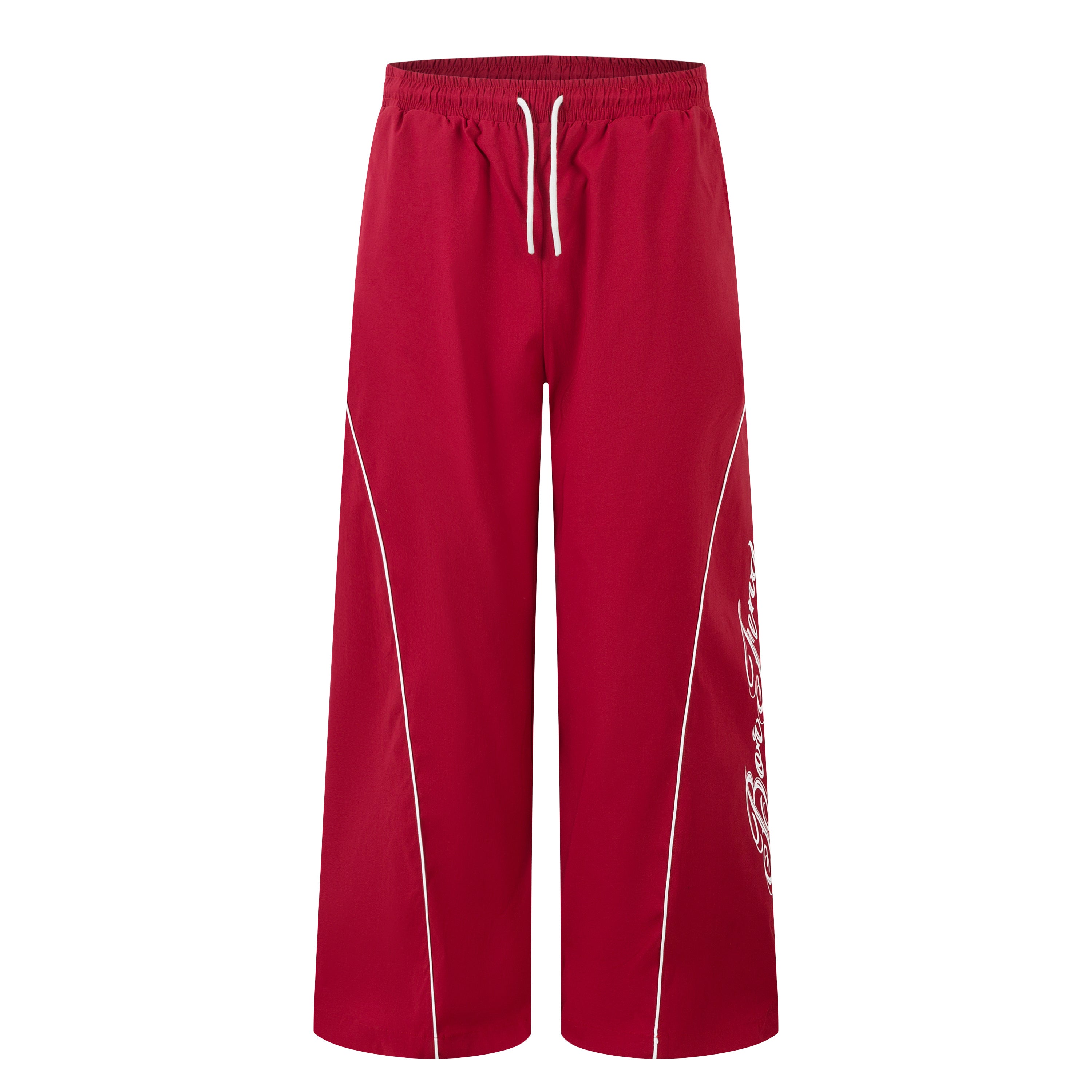 Football Crest Sweatpants | Baggy Cotton Fleece Trousers - Santo 