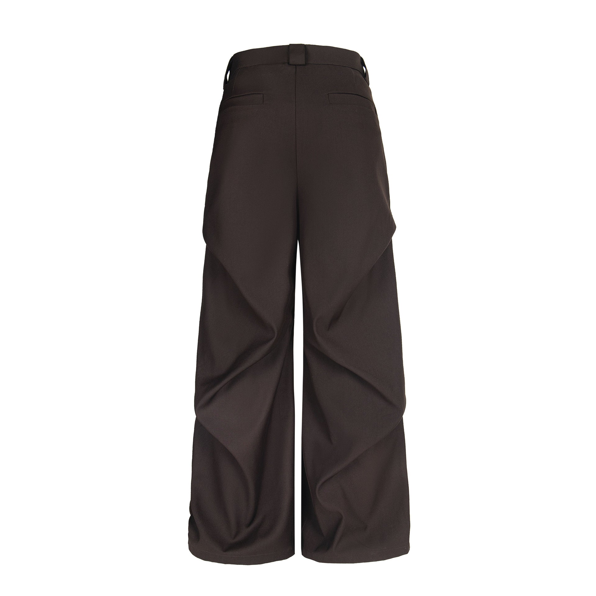 Pleated Casual Trousers | Adjustable Belt Streetwear Pants - Santo 