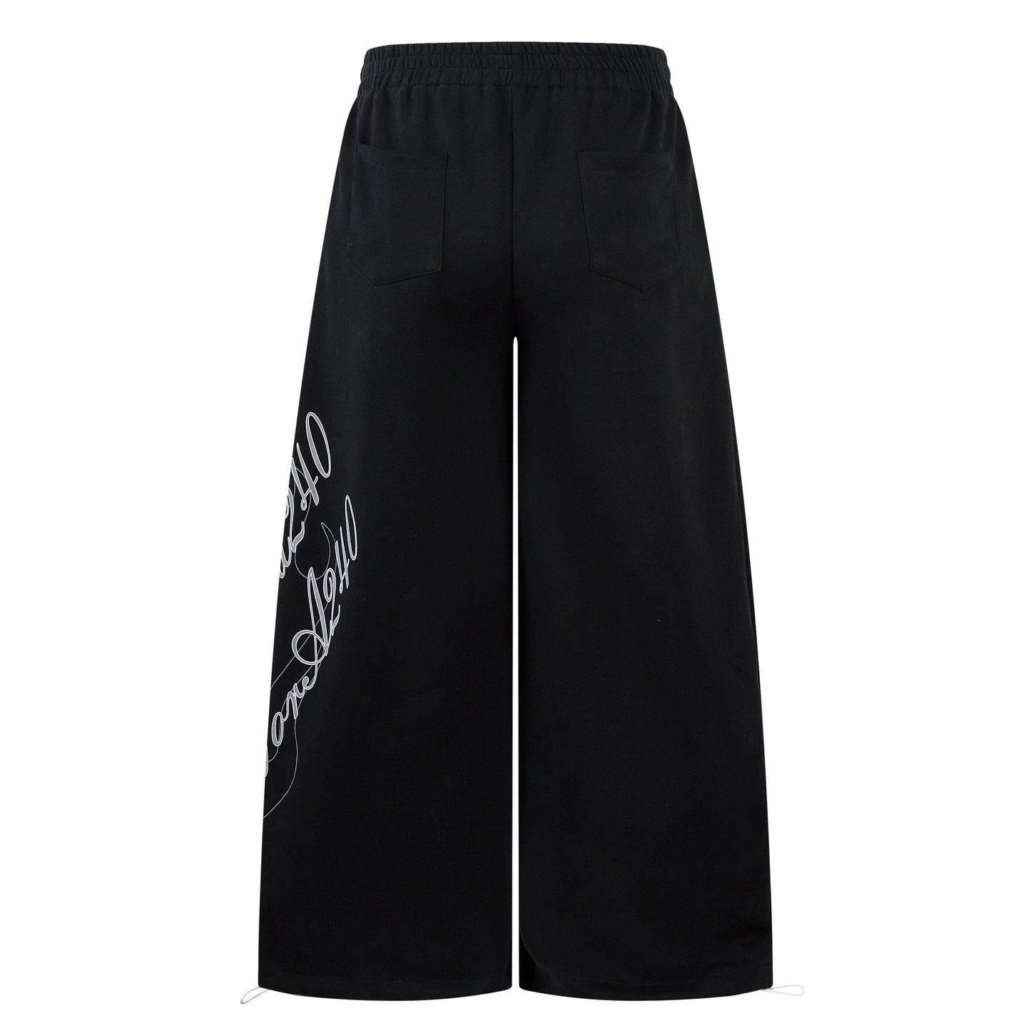 Flame Print Sweatpants | Baggy Streetwear Trousers - Santo 