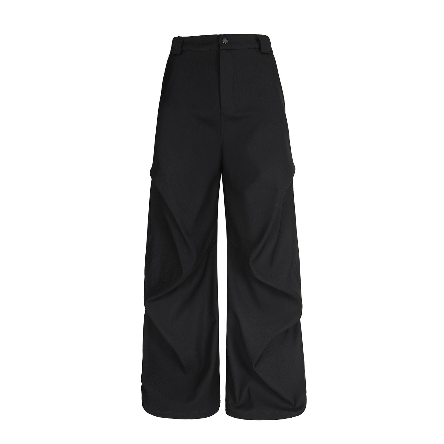 Pleated Casual Trousers | Adjustable Belt Streetwear Pants - Santo 