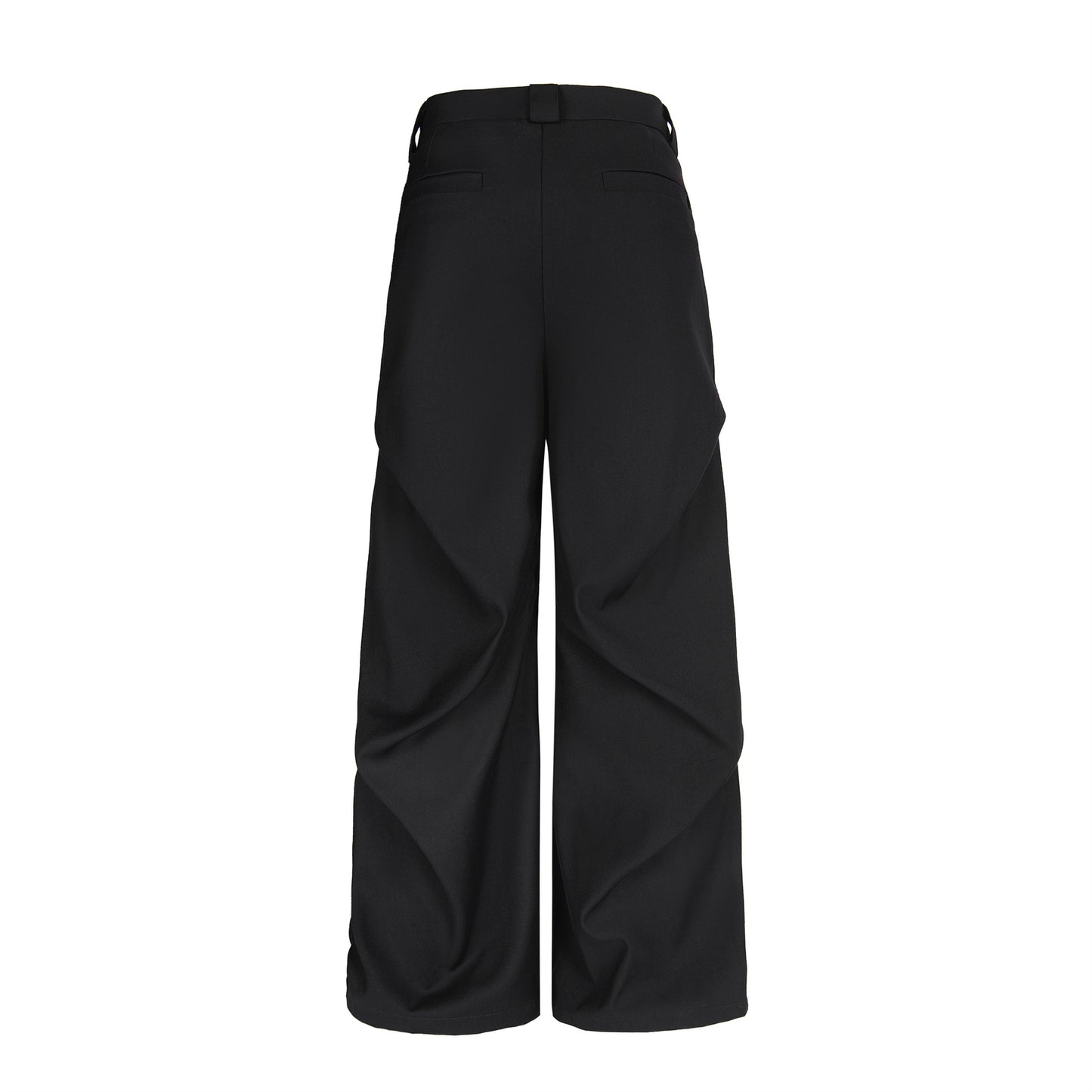 Pleated Casual Trousers | Adjustable Belt Streetwear Pants - Santo 