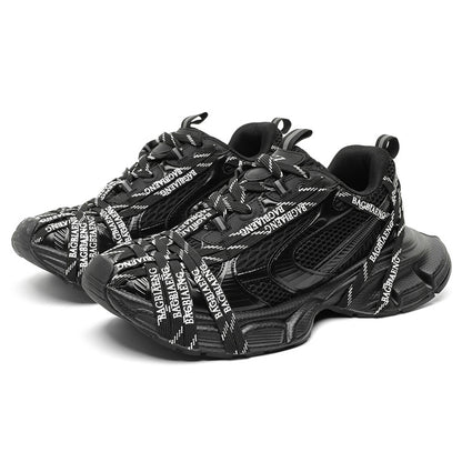 Triple S | Logotype Technical Sneakers - Santo 