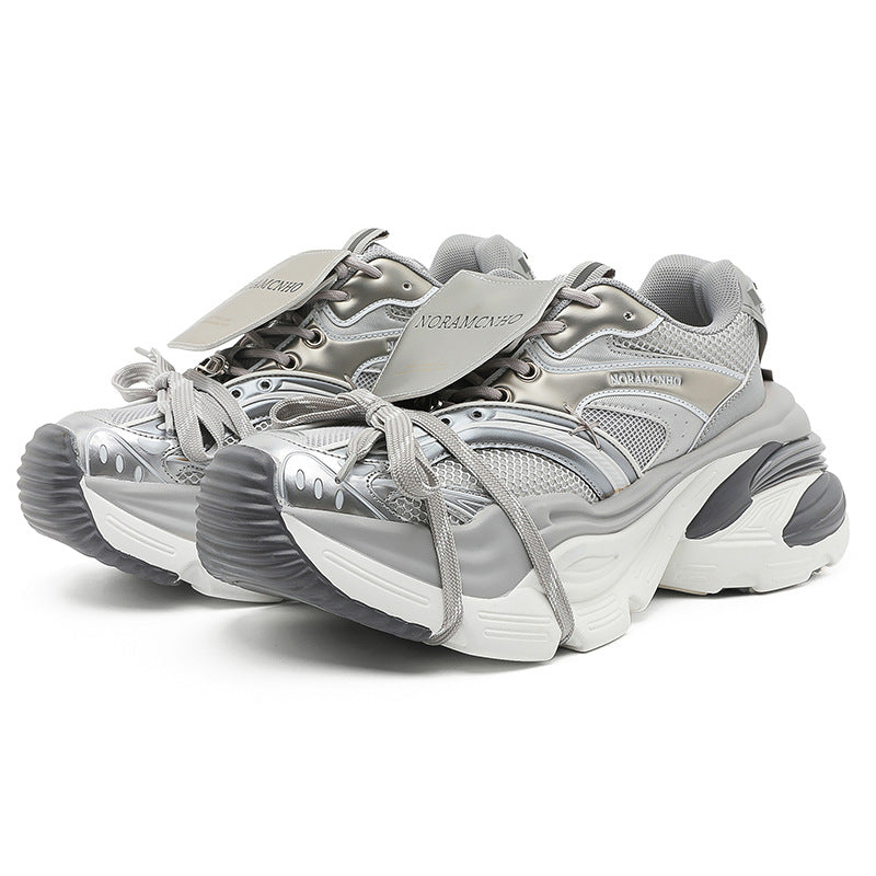 Aero | Blue Platform Running Sneakers