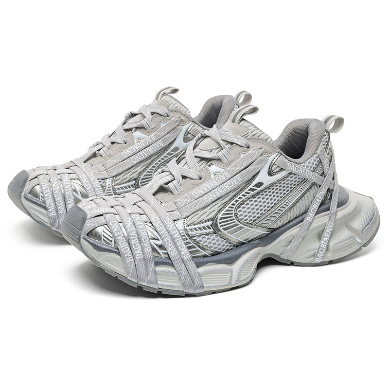 Triple S | Logotype Technical Sneakers - Santo 