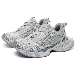 Triple S | Logotype Technical Sneakers - Santo 