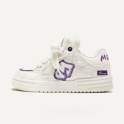 Retro Graffiti | Y2K Punk Skate Sneakers - Santo 