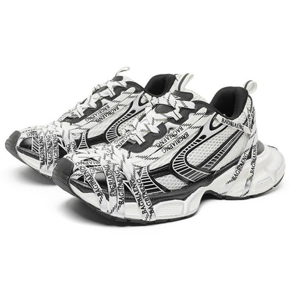 Triple S | Logotype Technical Sneakers - Santo 