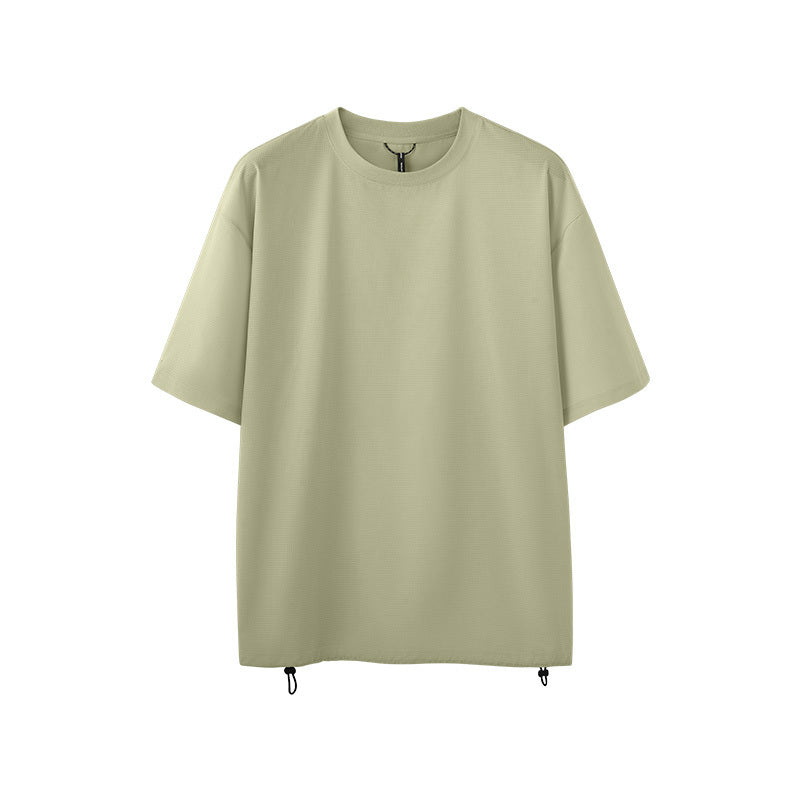 Calm Pull | Utility Hem Short Sleeve Tee - Santo 