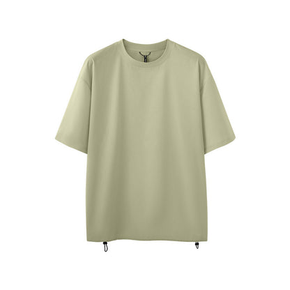 Calm Pull | Utility Hem Short Sleeve Tee - Santo 