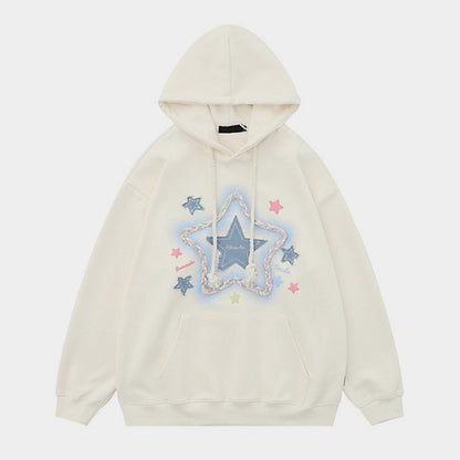 Celestial Hue | Y2K Inspired Oversized Graphic Hoodie - Santo 