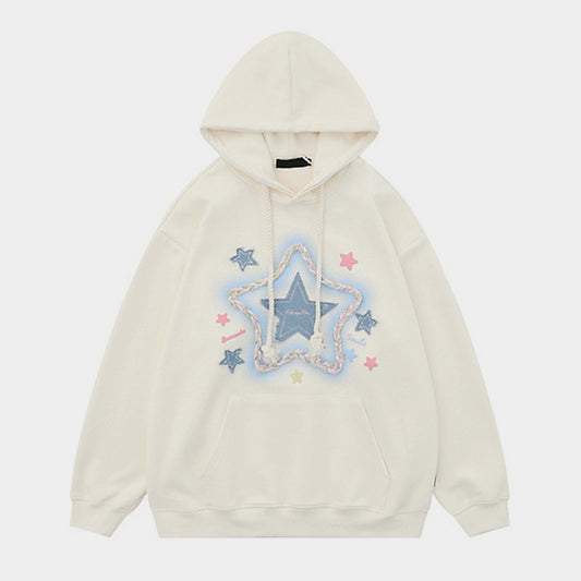 Celestial Hue | Y2K Inspired Oversized Graphic Hoodie - Santo 