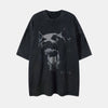 Doberman | Hip Hop Graphic Washed T Shirt