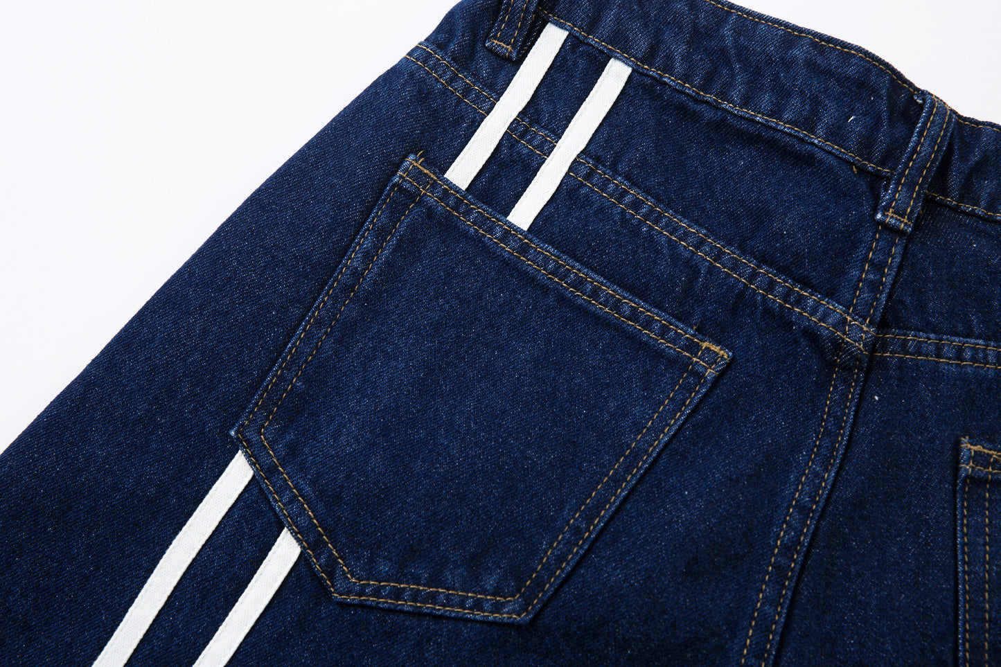 Retro High Street Style Trousers | Wide Leg Baggy Print Jeans - Santo 