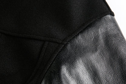 Retro Streetwear Outerwear | Vintage Leather Bomber Jacket - Santo 