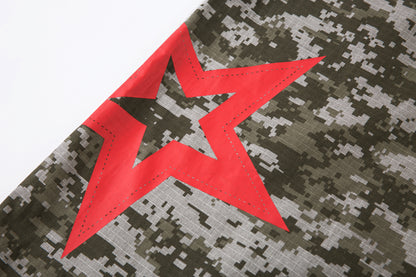 Vintage Print Sweatpants | Loose Fit Drawstring Streetwear Trousers - Santo 