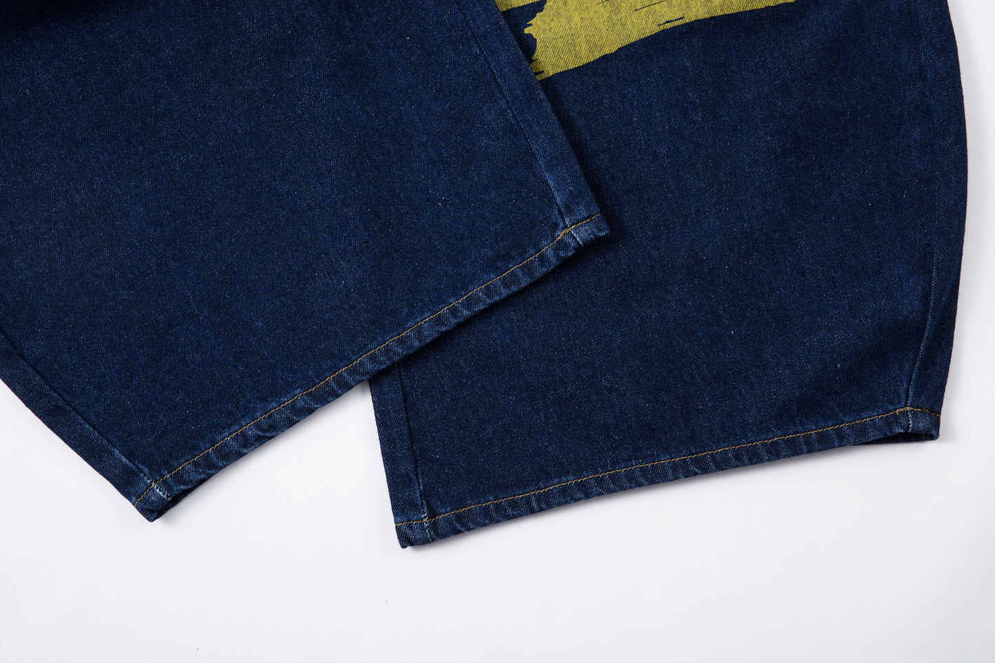 Retro High Street Style Trousers | Wide Leg Baggy Print Jeans - Santo 