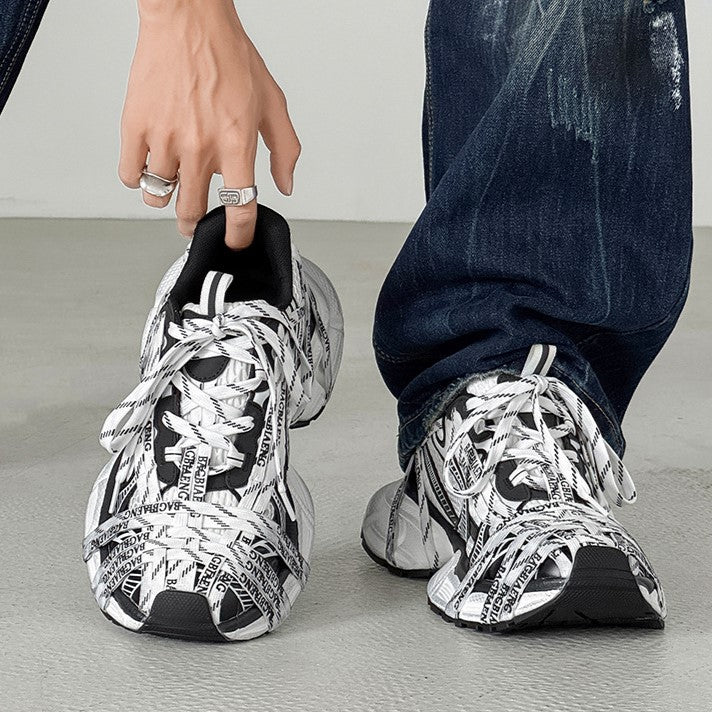 Triple S | Logotype Technical Sneakers